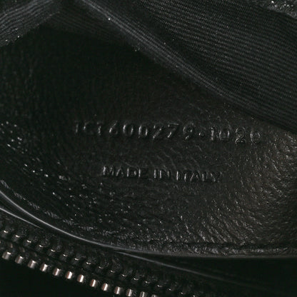 Saint Laurent Sheepskin Matelasse Chevron Monogram Medium College Bag Black 8 of 11