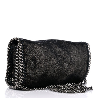 Stella McCartney Chamois Shiny Dotted Falabella Crossbody Bag Ruthenium 3 of 10