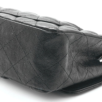 Chanel Crumpled Calfskin Quilted Mini Rectangular Flap So Black 12 of 12