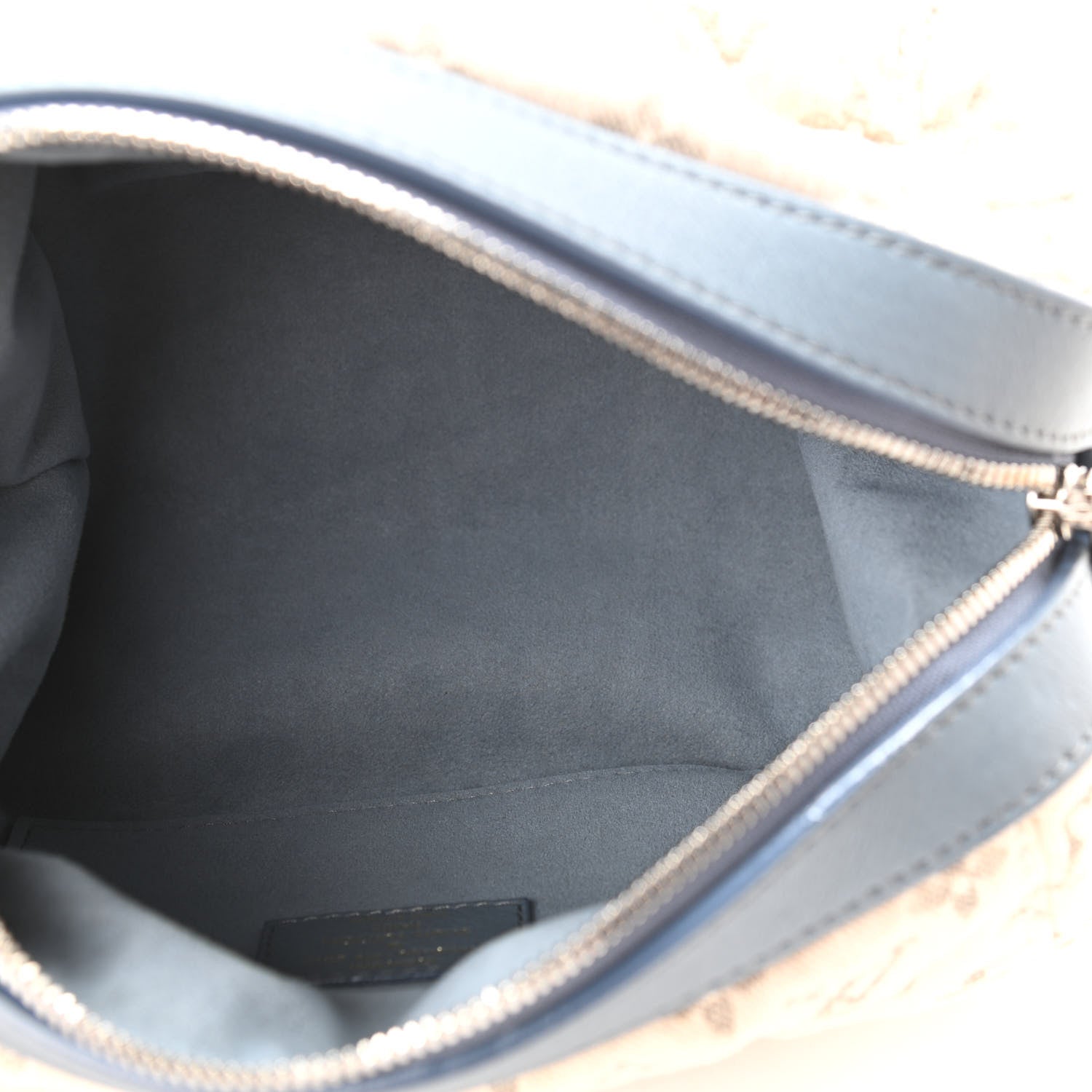 Louis Vuitton Monogram Denim Pochette Round Blue 5 of 10