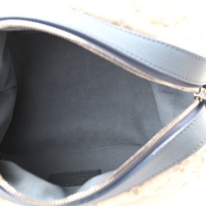 Louis Vuitton Monogram Denim Pochette Round Blue 5 of 10
