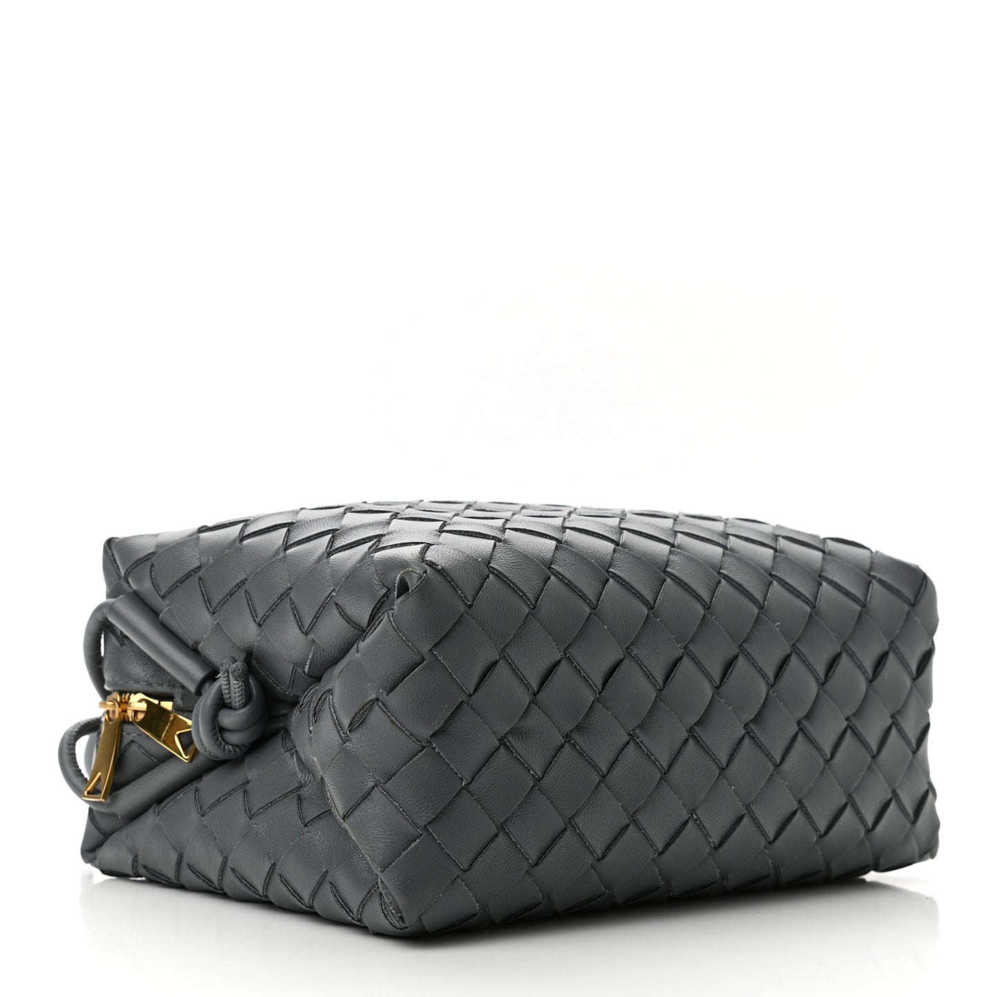 Nappa Intrecciato Small Loop Camera Bag Thunder