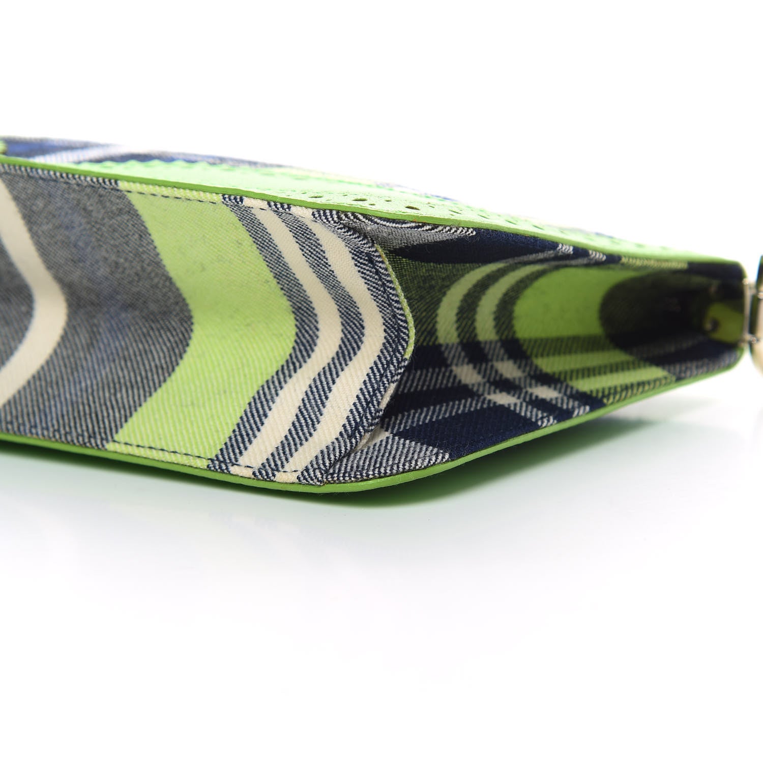 Christian Dior Tartan D'Trick Shoulder Bag Green Black 10 of 11