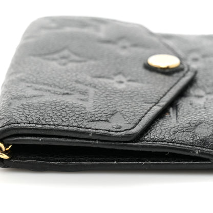 Louis Vuitton LOUIS VUITTON Empreinte Key Pouch Black 10 of 12