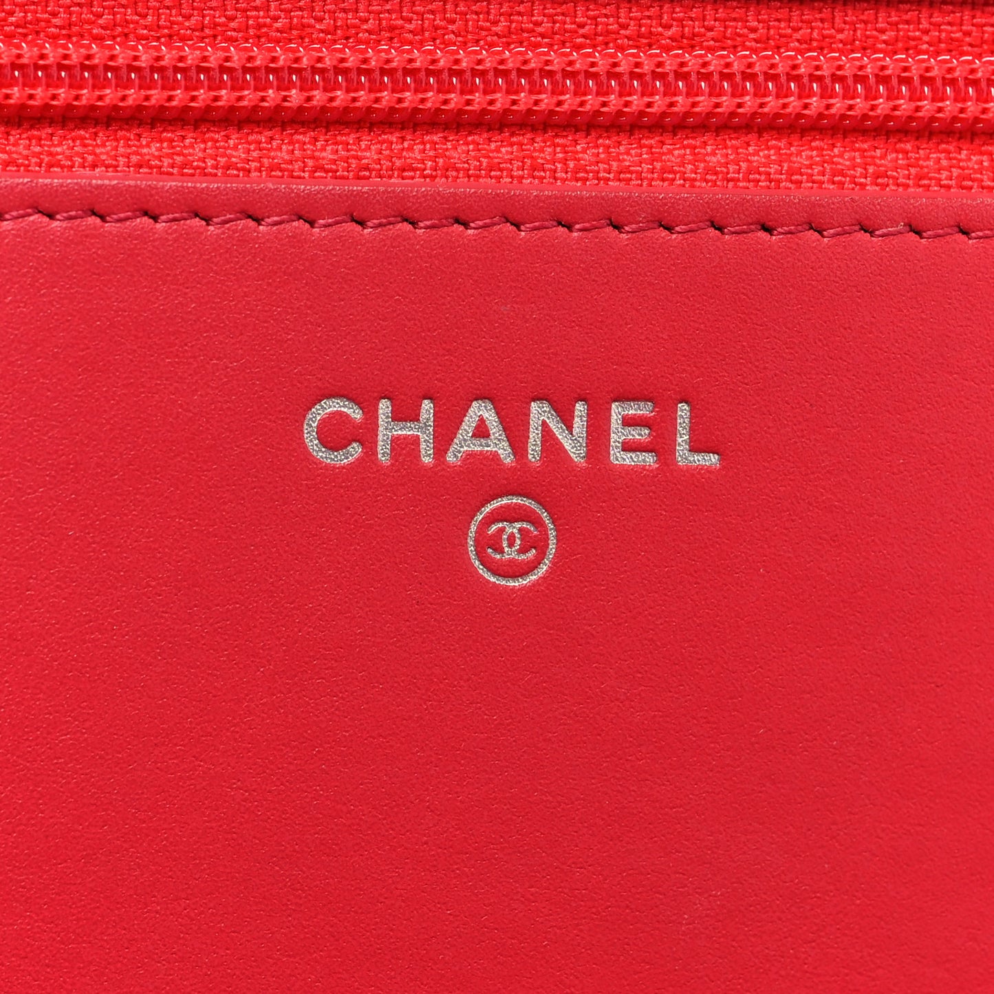 Caviar Quilted Boy Wallet On Chain WOC Fuchsia