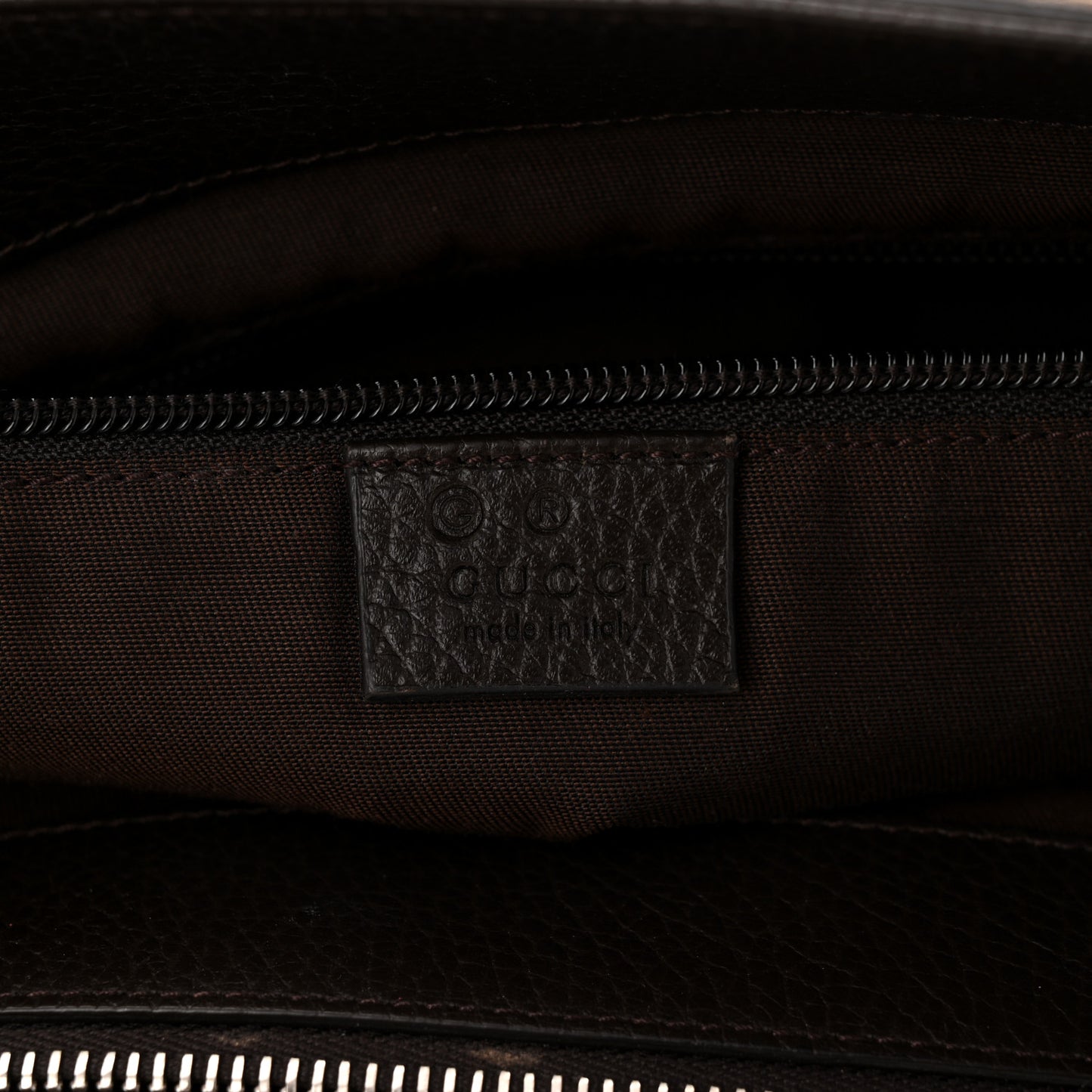 GG Monogram Large Joy Tote Bag Dark Brown