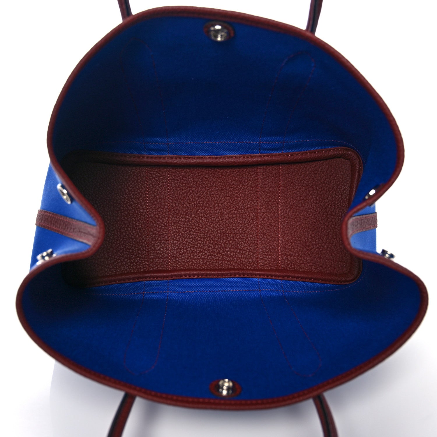Hermes Toile Negonda Garden Party 30 TPM Bleu Bill Rouge H 5 of 10