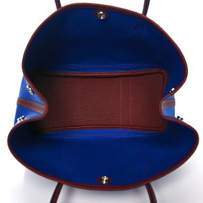 Hermes Toile Negonda Garden Party 30 TPM Bleu Bill Rouge H 5 of 10