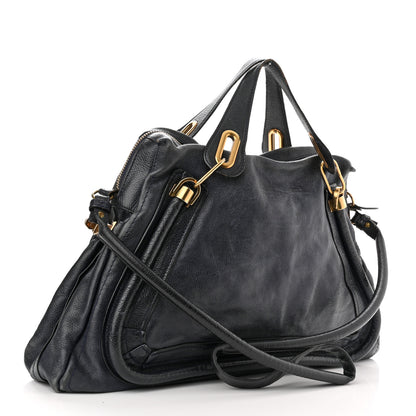 Chloe Calfskin Large Paraty Navy 3 of 14
