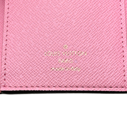 Louis Vuitton Monogram 2022 Christmas Animation Paris Victorine Wallet Pink 6 of 6