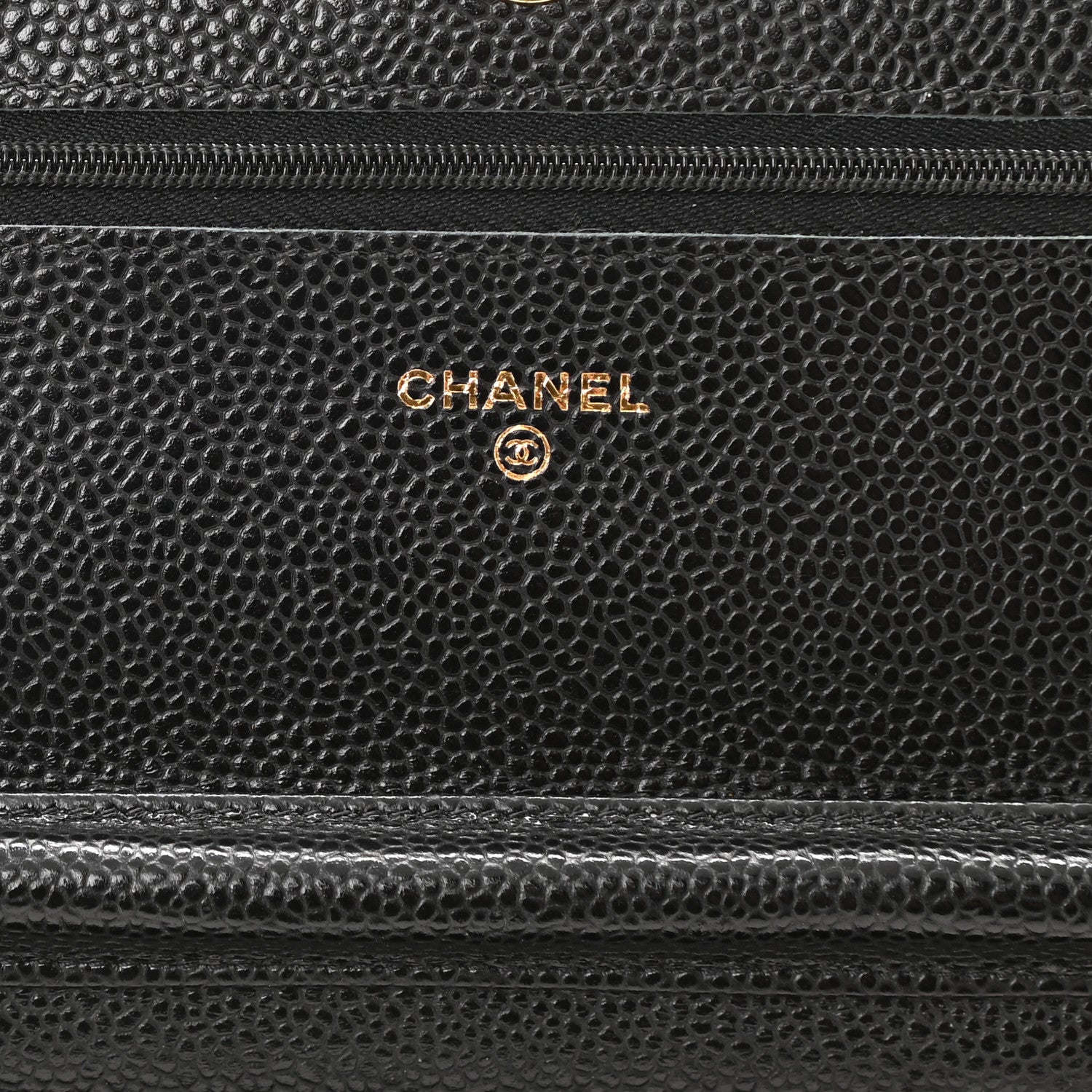 Chanel Caviar Quilted Wallet On Chain WOC Black 6 of 12