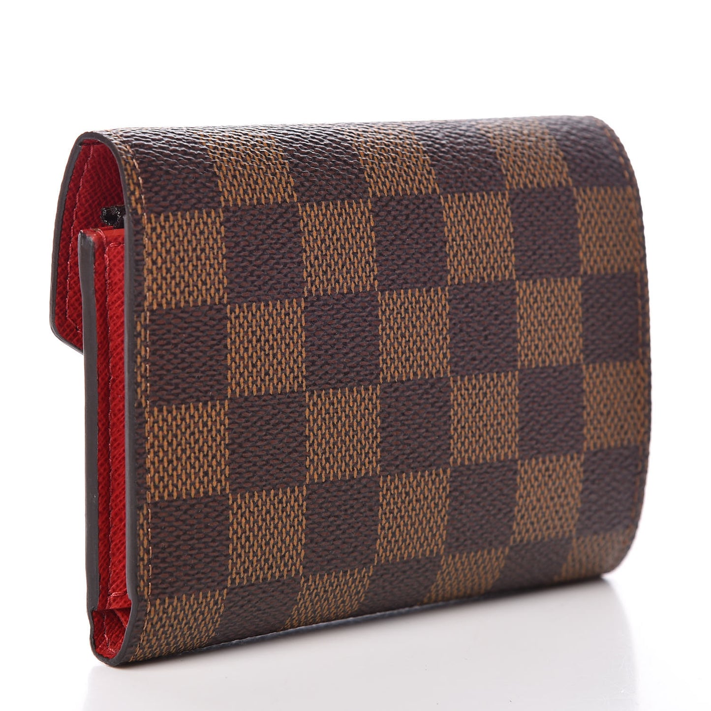 Damier Ebene Victorine Wallet Red