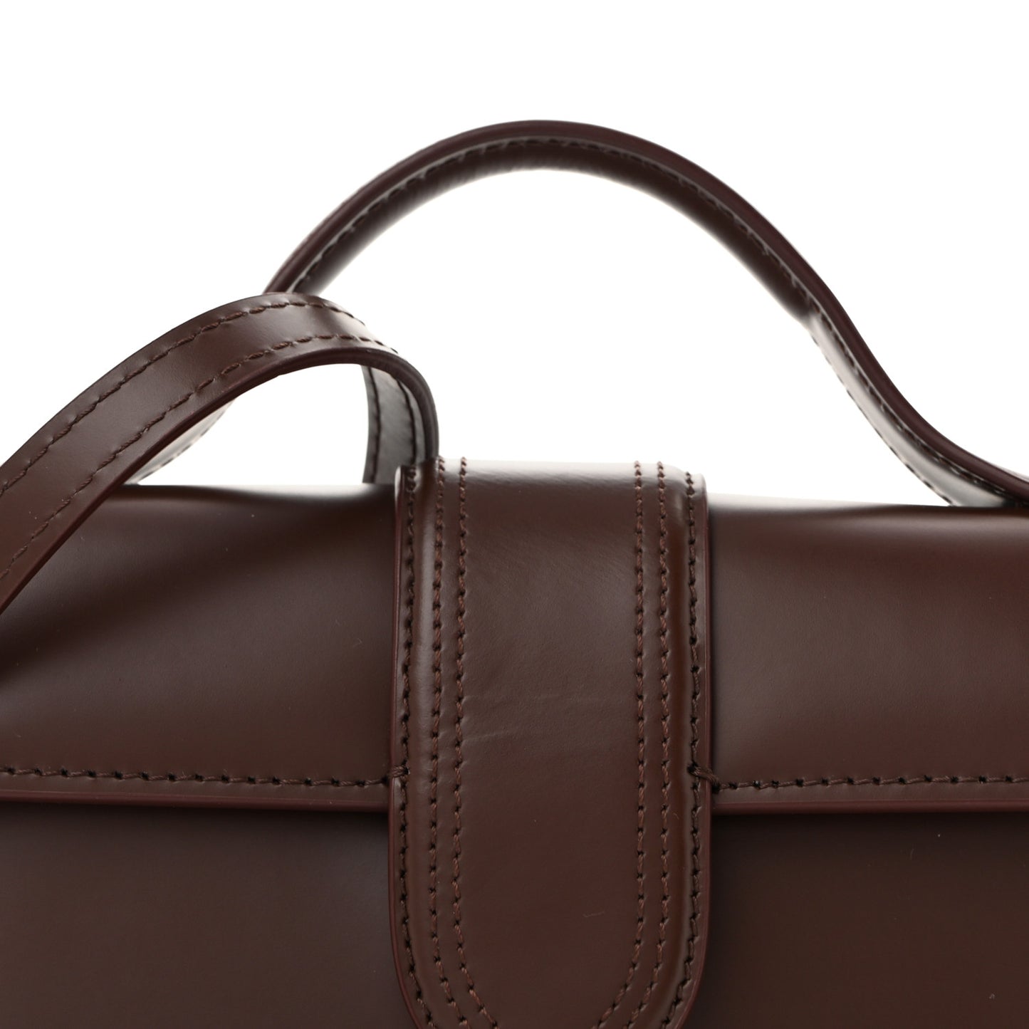 Smooth Calfskin Le Bambino Dark Brown