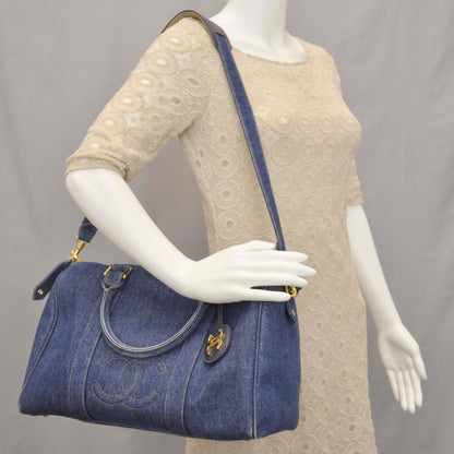 Chanel Denim CC Boston 2 of 10