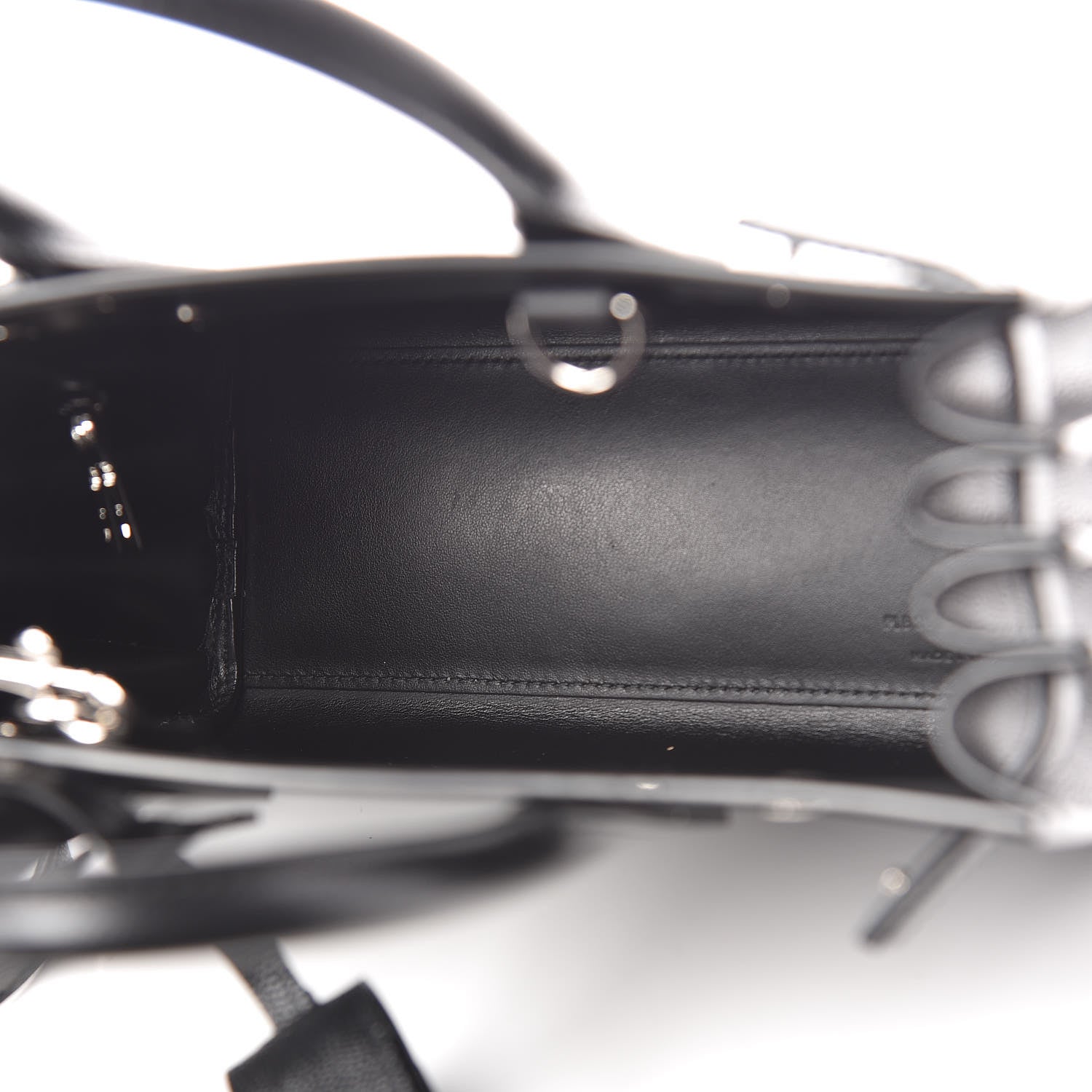 Saint Laurent Grained Calfskin Nano Sac De Jour Black 5 of 10