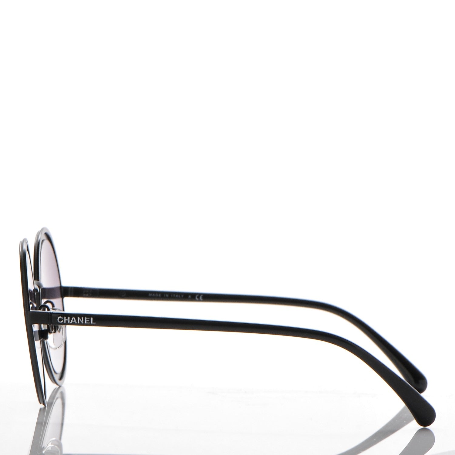 Chanel Round Sunglasses 4226 Black 2 of 7