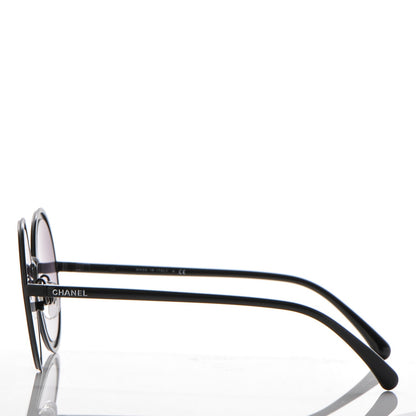 Chanel Round Sunglasses 4226 Black 2 of 7