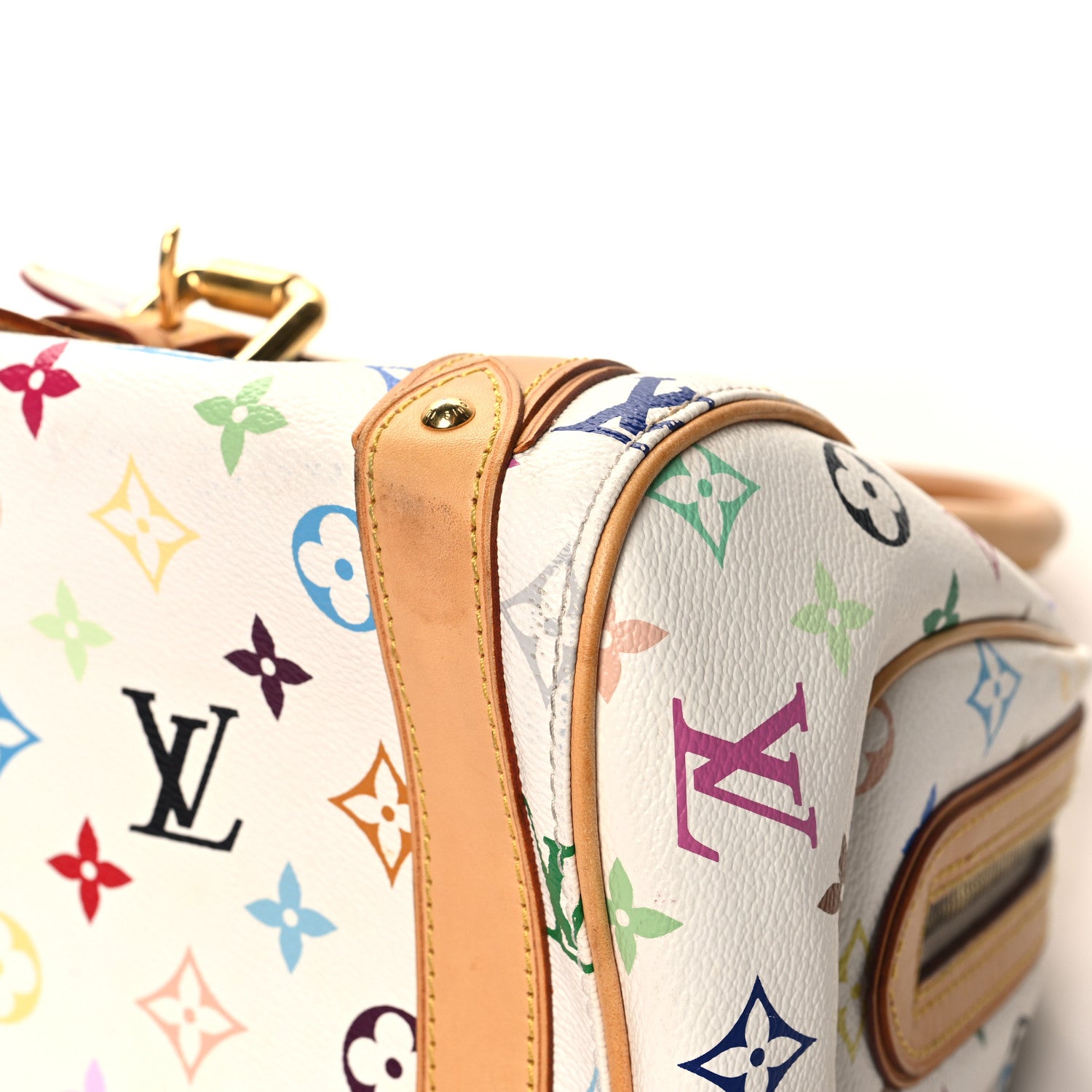 Louis Vuitton Monogram Multicolor Priscilla White 9 of 12