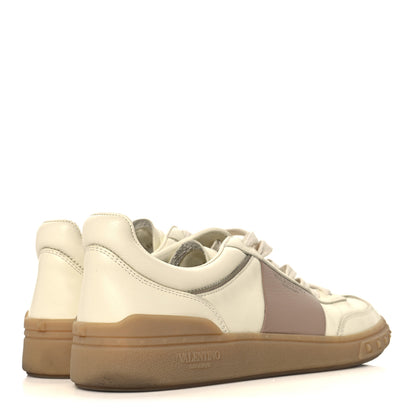 Valentino Garavani Calfskin Nappa Upvillage Sneakers 39 Ivory Rose Cannelle Skin Ambra 5 of 9