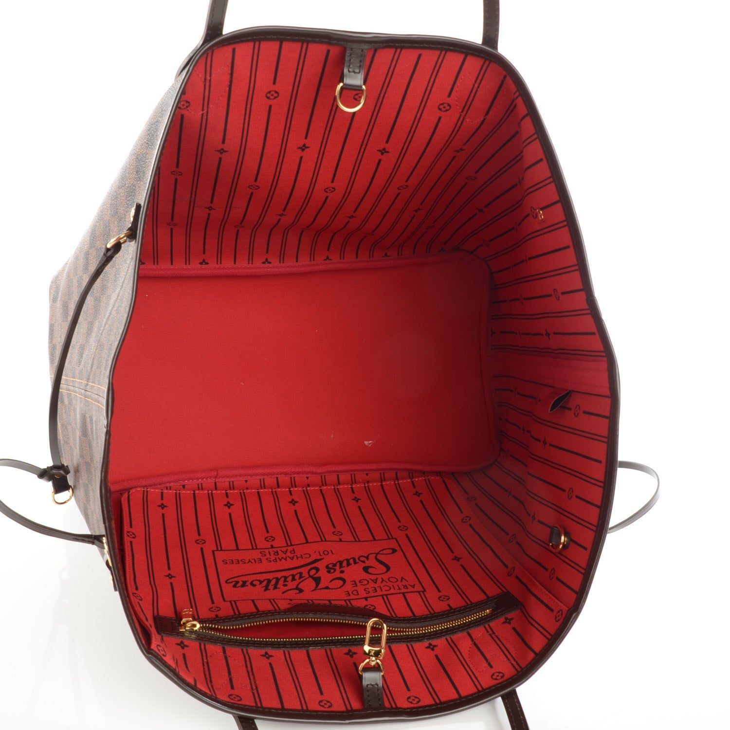 Louis Vuitton Damier Ebene Neverfull GM 5 of 8