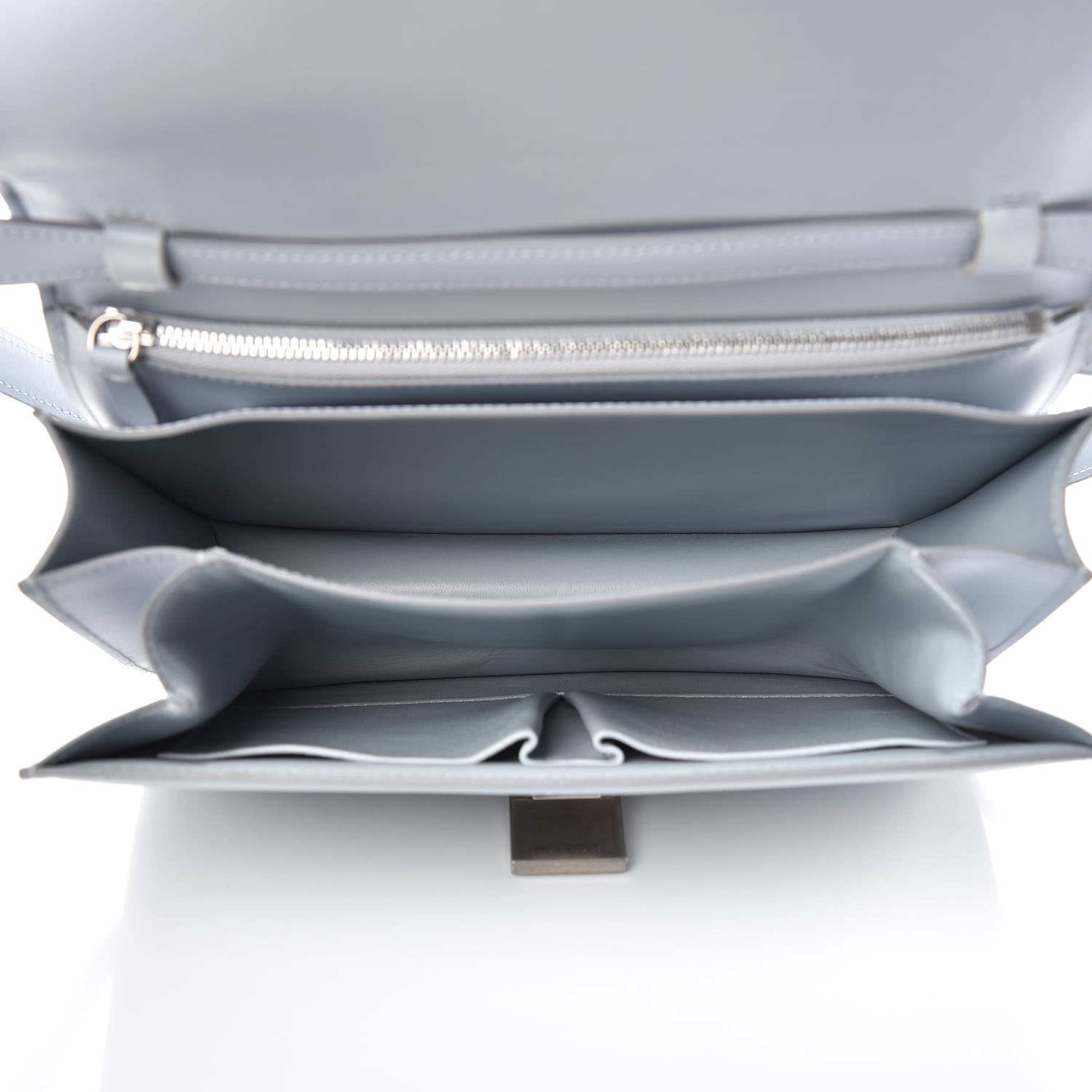 Celine Box Calfskin Medium Classic Box Flap Bag Frost 5 of 10