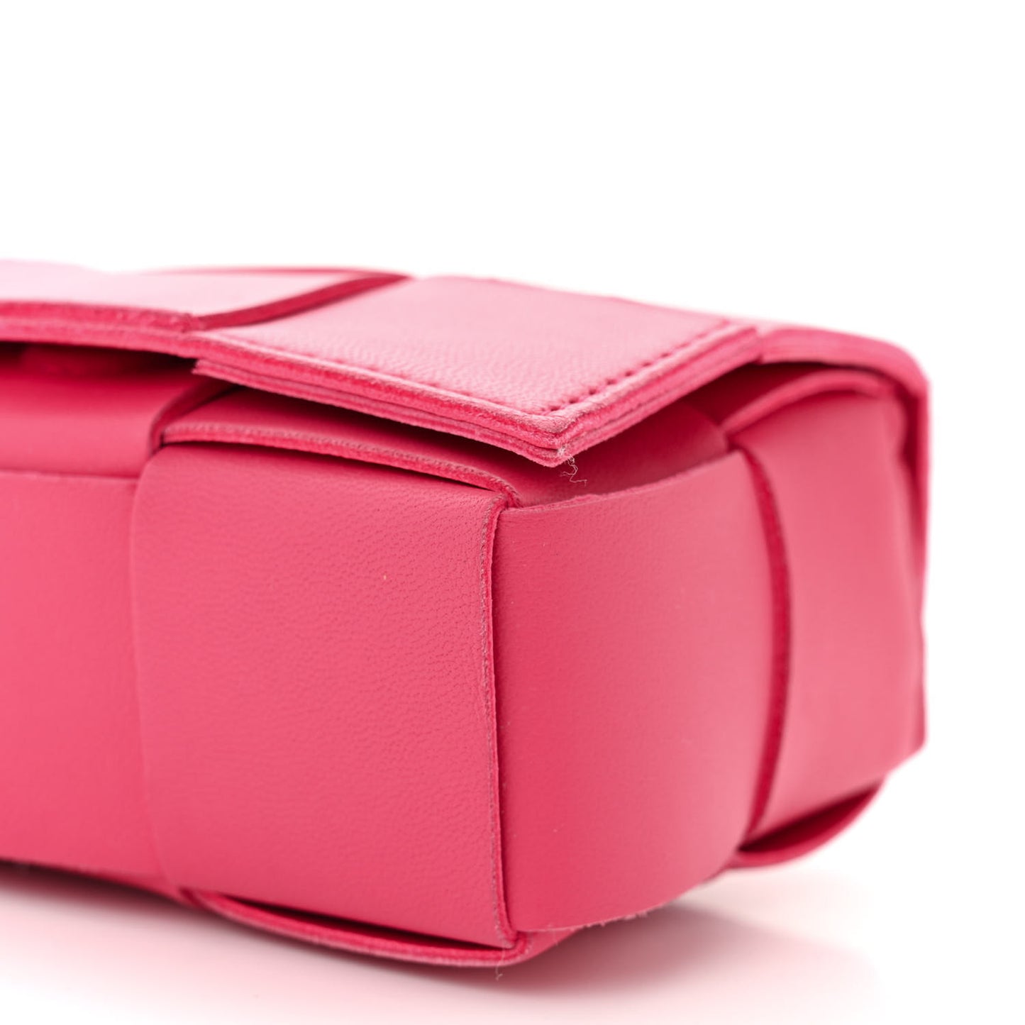 Lambskin Maxi Intrecciato Extra Mini Cassette Crossbody Bag Bon Bon