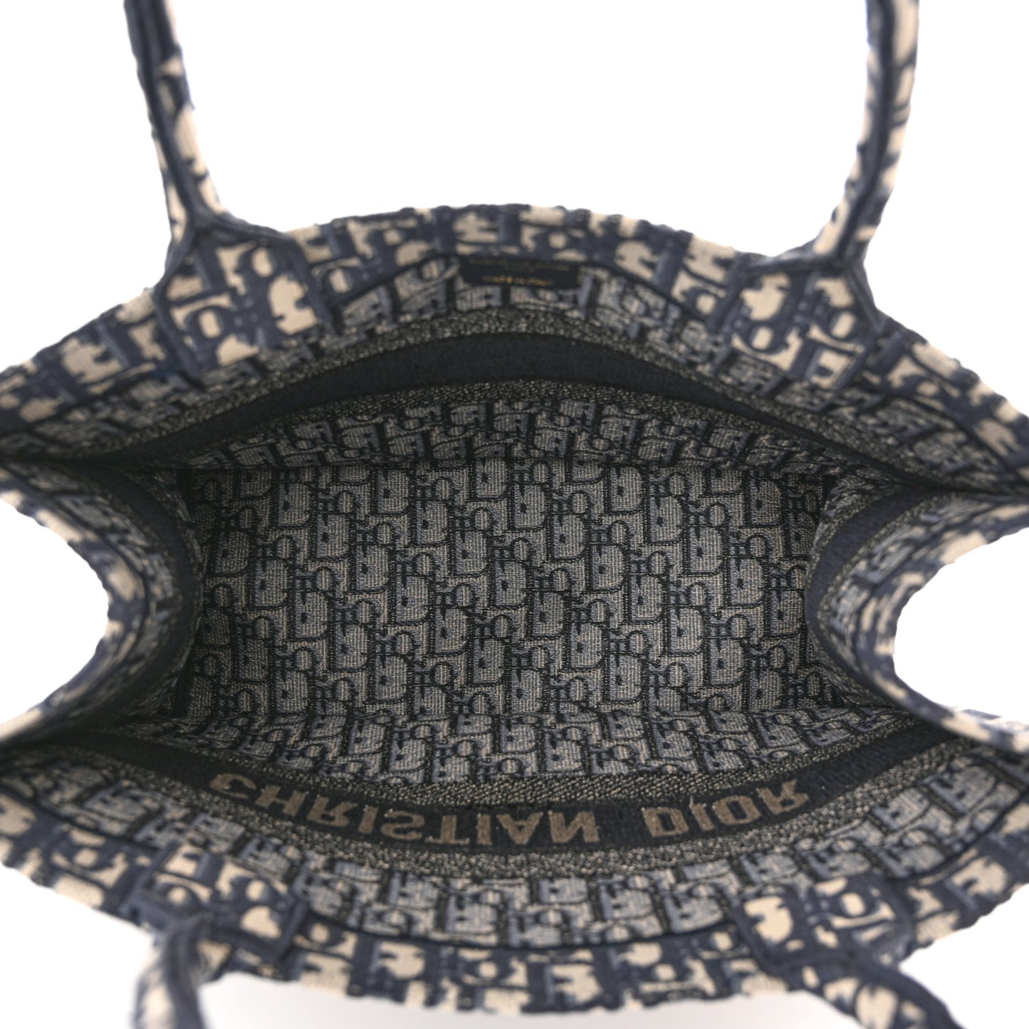Oblique Medium Book Tote Blue Multicolor