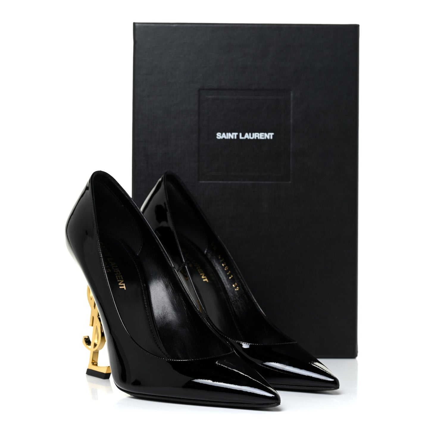 Patent Opyum 110 Pumps 39 Black Gold