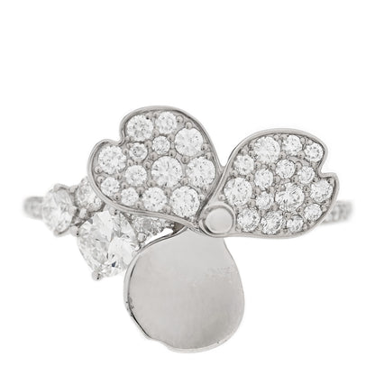 Tiffany Platinum Diamond Paper Flowers Mixed Cluster Ring 49 5 1 of 5