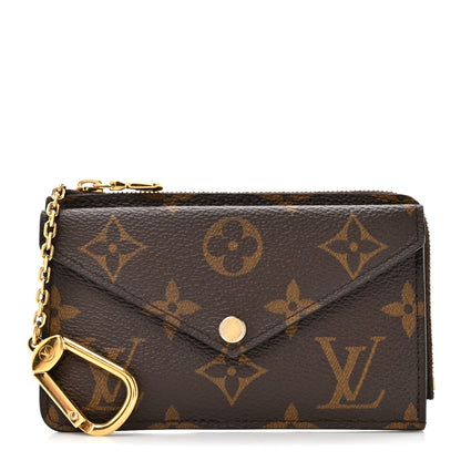 Louis Vuitton Monogram Recto Verso Card Holder Black 1 of 10
