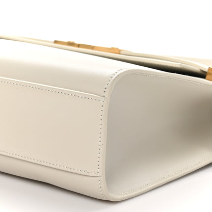 Saint Laurent Smooth Calfskin Manhattan Shoulder Bag Ivory 10 of 11
