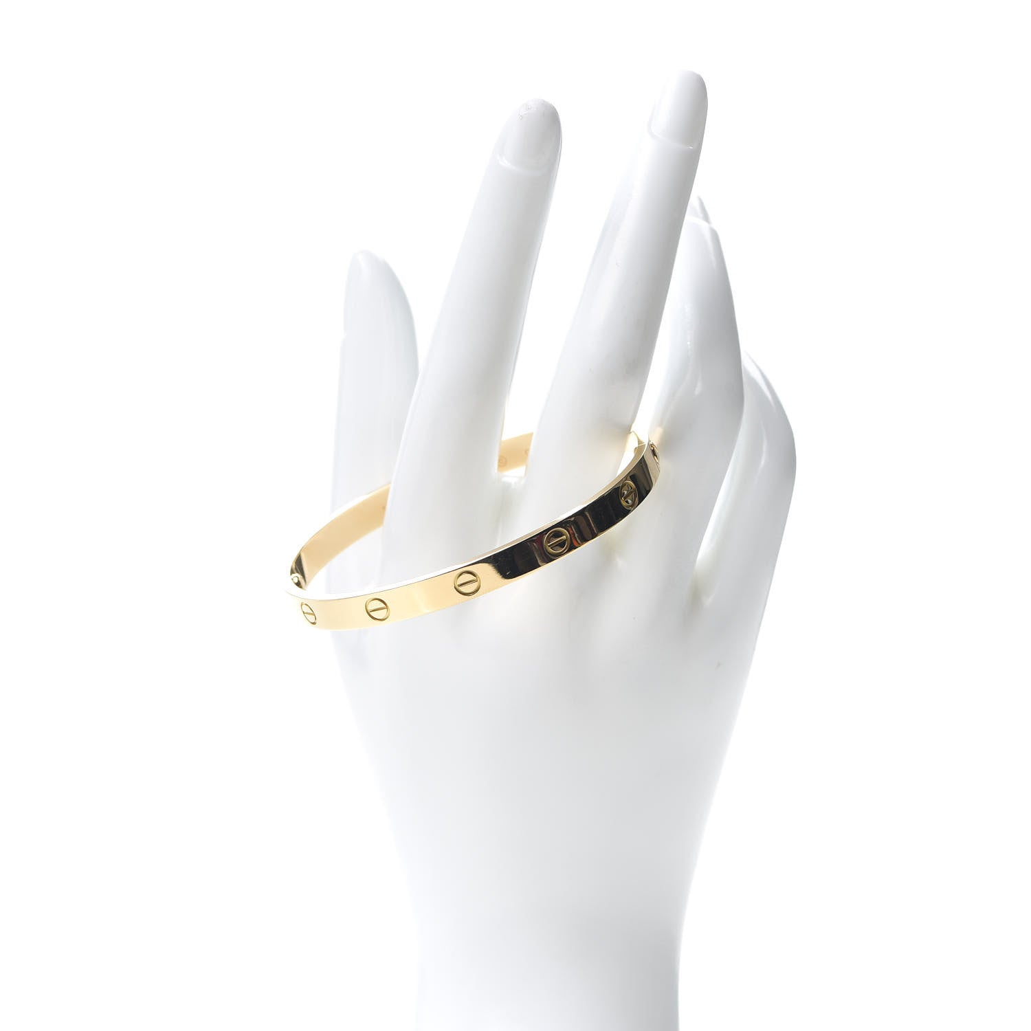 Cartier 18K Yellow Gold LOVE Bracelet 19 2 of 6
