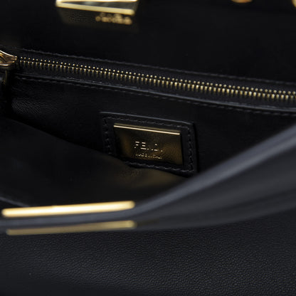 Fendi Nappa Mini Peekaboo Iconic Satchel Black 8 of 9