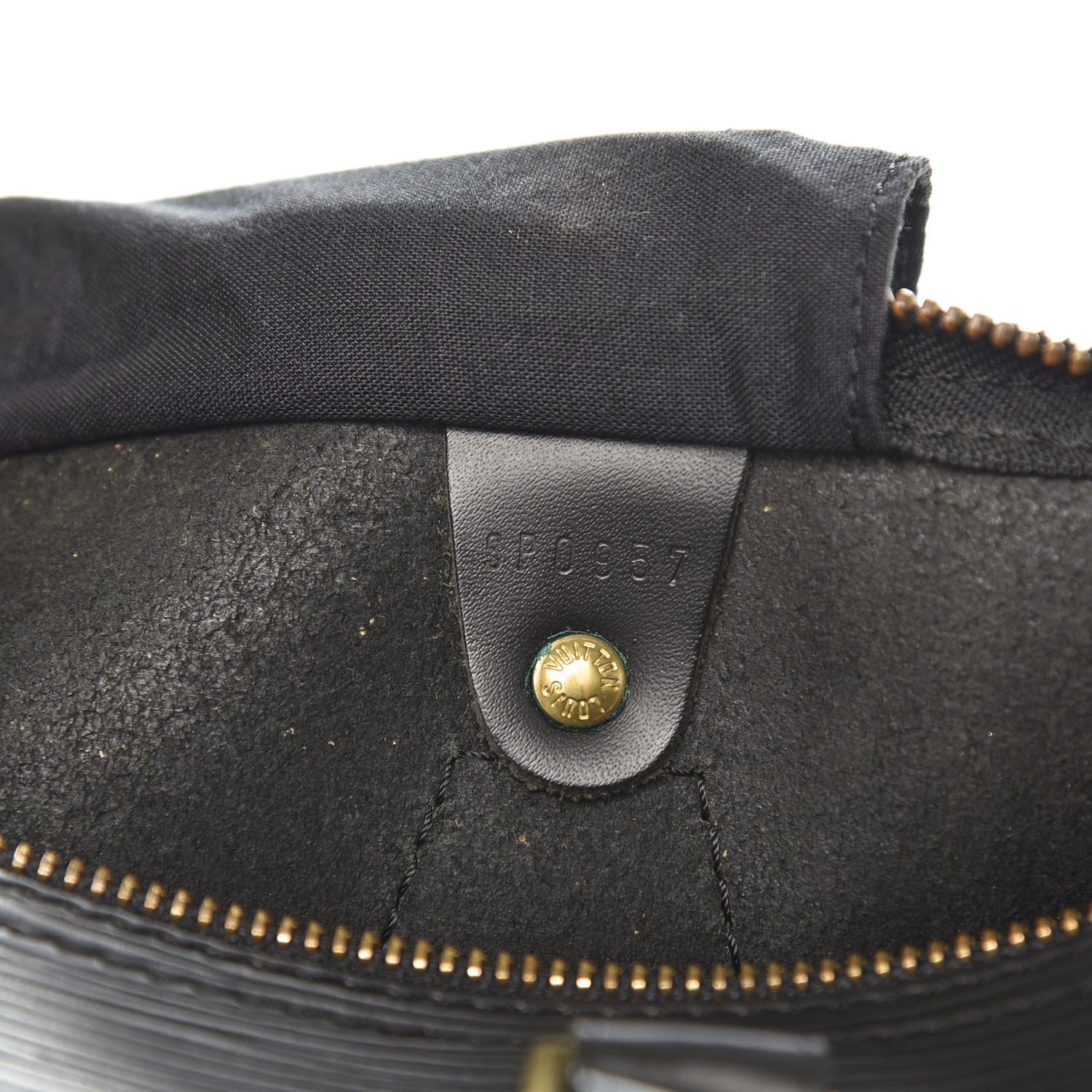 Louis Vuitton Epi Speedy 35 Black 6 of 15