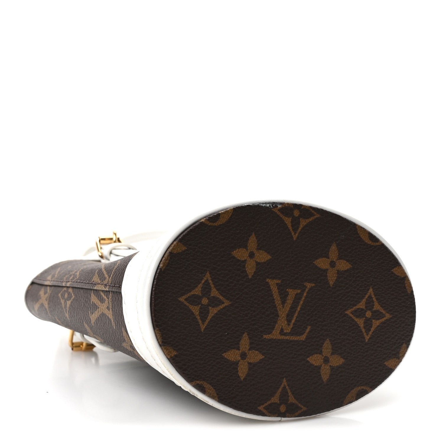 Louis Vuitton Monogram LV Match Nano Bucket Bag White 4 of 9