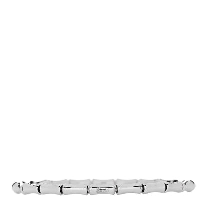 Gucci 18K White Gold Small Bamboo Spring Bracelet 1 of 7