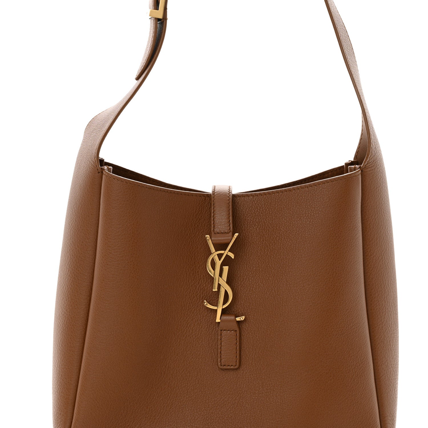 Saint Laurent Smooth Calfskin Small Le 5 A 7 Soft Hobo Fox 8 of 10