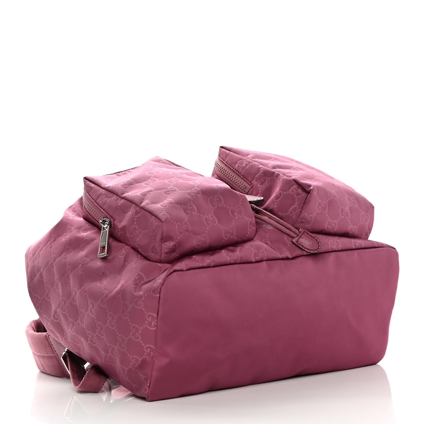 Nylon Monogram Small Single Buckle Backpack Pink