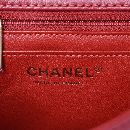 Chanel Aged Calfskin Quilted 2.55 Reissue Mini Flap Red 6 of 11