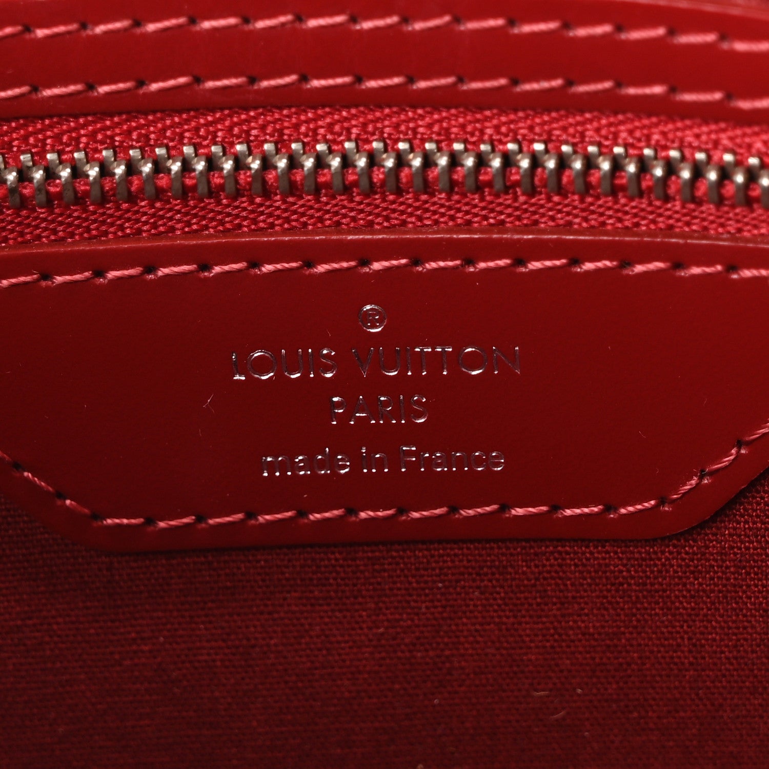 Louis Vuitton Epi Brea MM Rubis 6 of 9