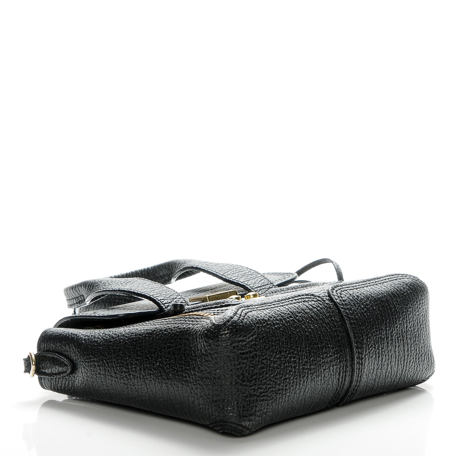 3.1 Phillip Lim 3.1 Textured Calfskin Mini Pashli Satchel Black 4 of 7