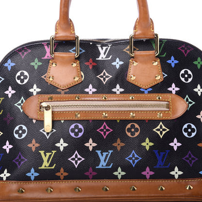 Louis Vuitton Monogram Multicolor Alma Black 10 of 13