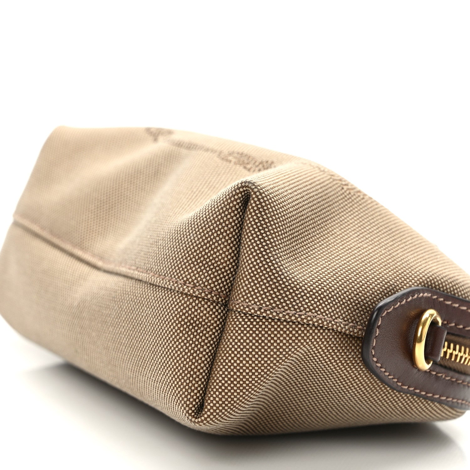 Prada Jacquard Logo Cosmetic Pouch Corda Bruciato 8 of 8