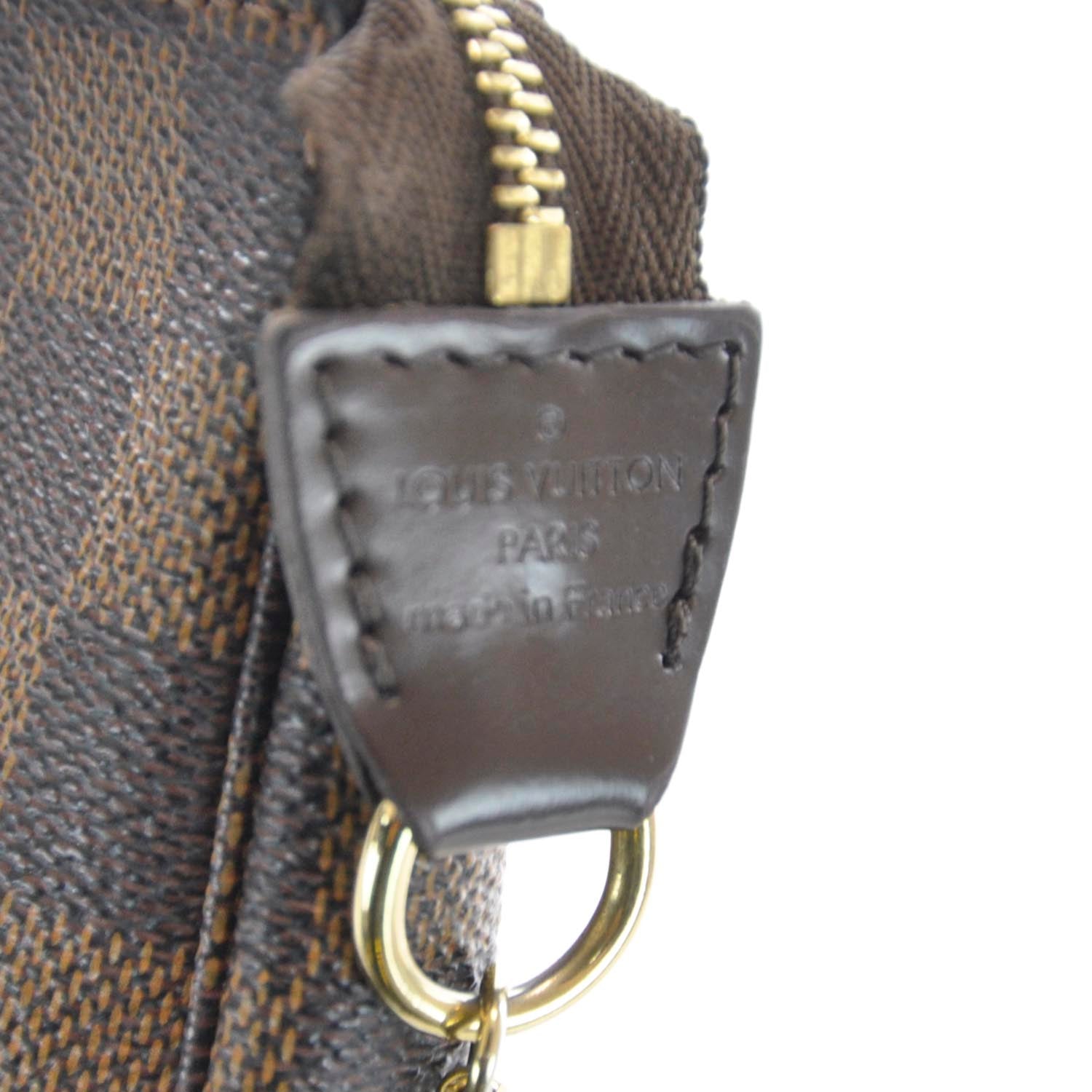Louis Vuitton Damier Ebene Mini Pochette Accessories Bag 4 of 6