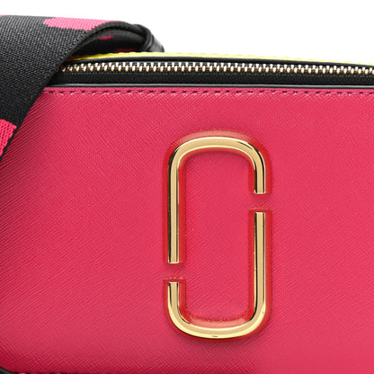 Marc Jacobs Saffiano Small Snapshot Camera Bag Hibiscus Multicolor 10 of 12