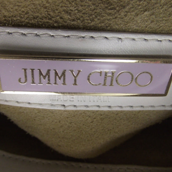 Jimmy Choo Leather Large Tulita White 8 of 10