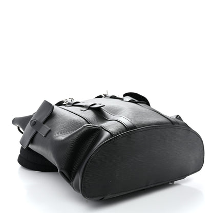 Louis Vuitton Epi Christopher Backpack PM Black 4 of 9