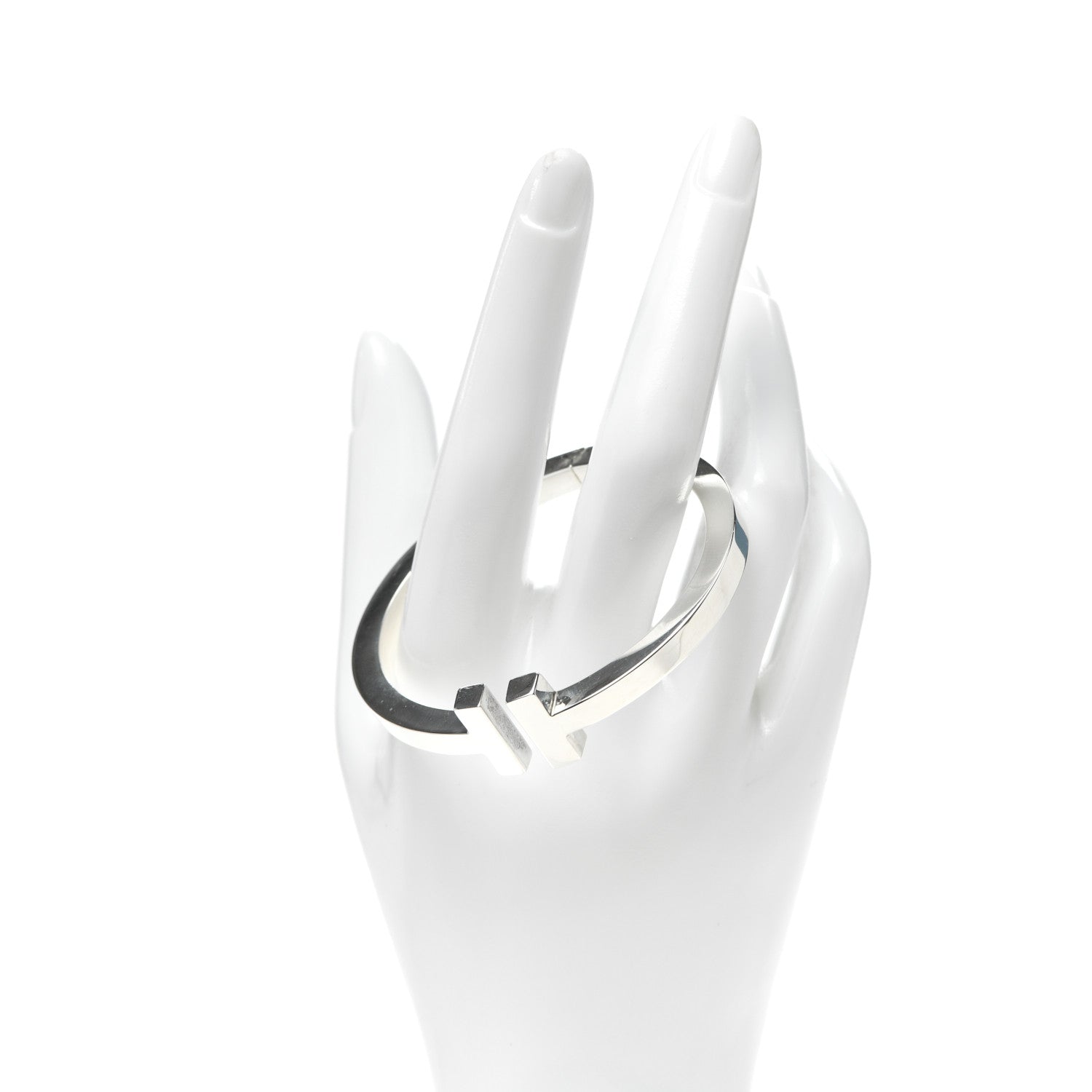Tiffany Sterling Silver T Square Bracelet 2 of 5