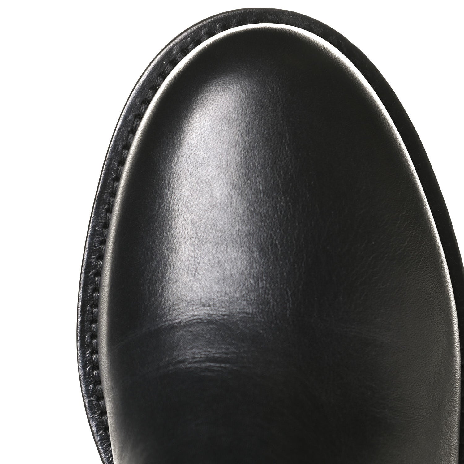 Valentino Garavani Calfskin Crackled Lambskin Rockstud Spike 20mm Biker Boots 38.5 Black 6 of 6