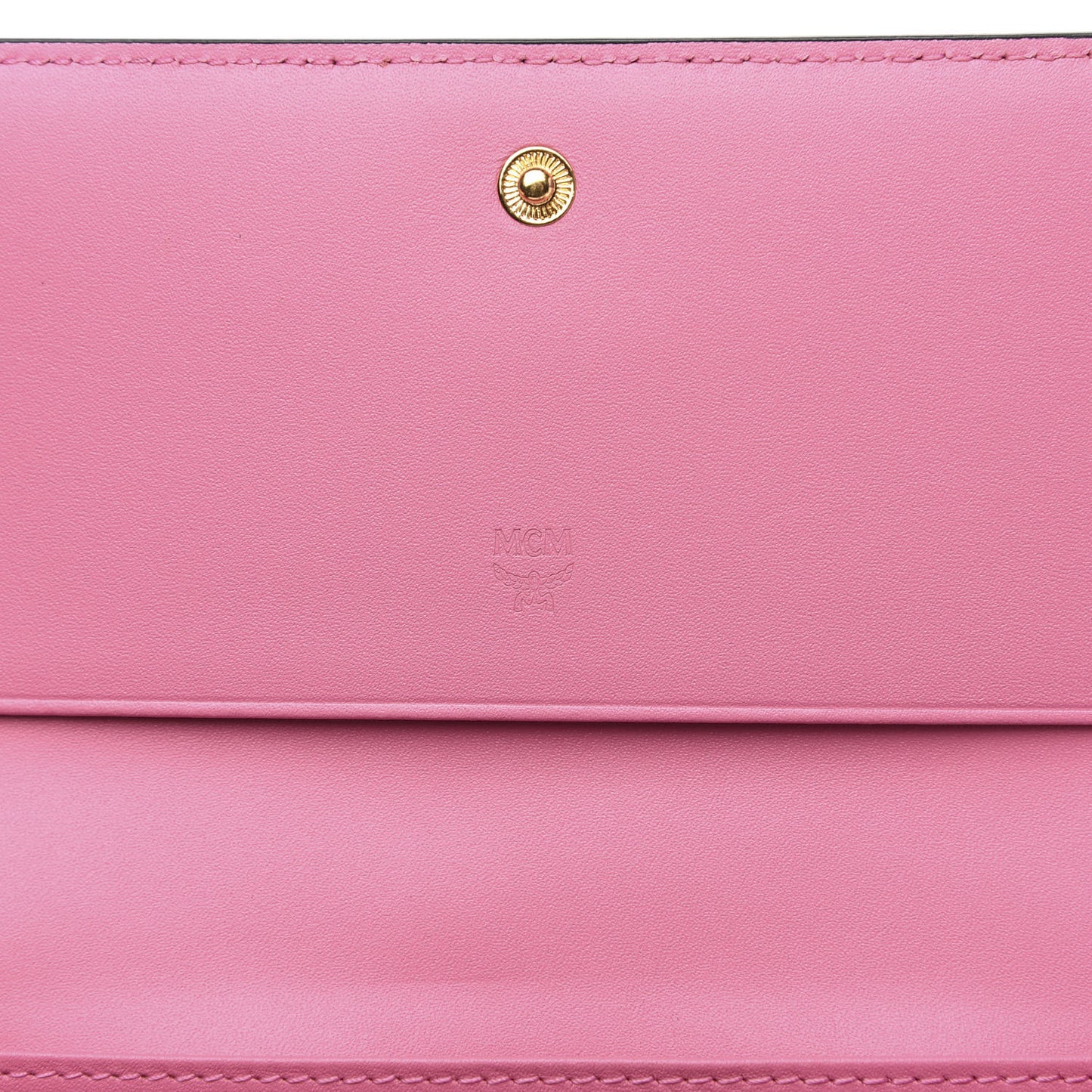 Grained Calfskin Mina Long Wallet Black